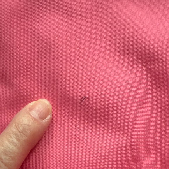 Longchamp Le Pliage XL Travel Tote Hot Pink Nylon Leather Trim Vintage - Picture 8 of 10